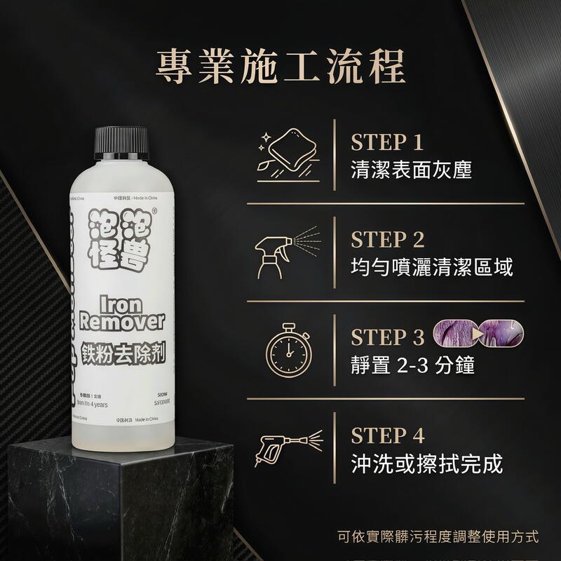 鐵粉清潔劑 產品說明第 6 張